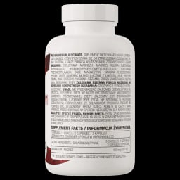 Valori nutriționale și ingrediente ale magneziului glicinat 90 capsule Gymbros